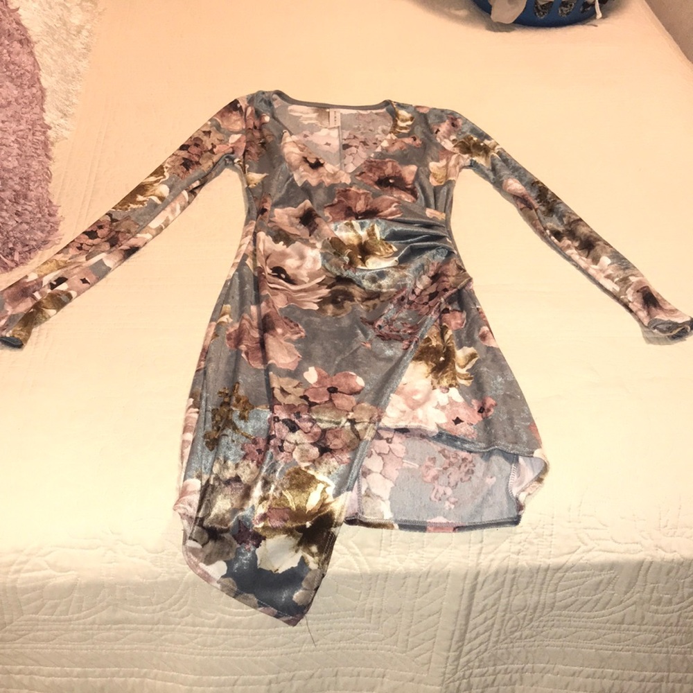 velour never worn dress from a boutique